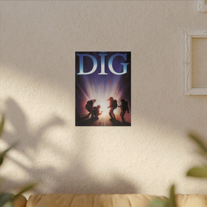 The Dig (astronauten) - Canvas Printify