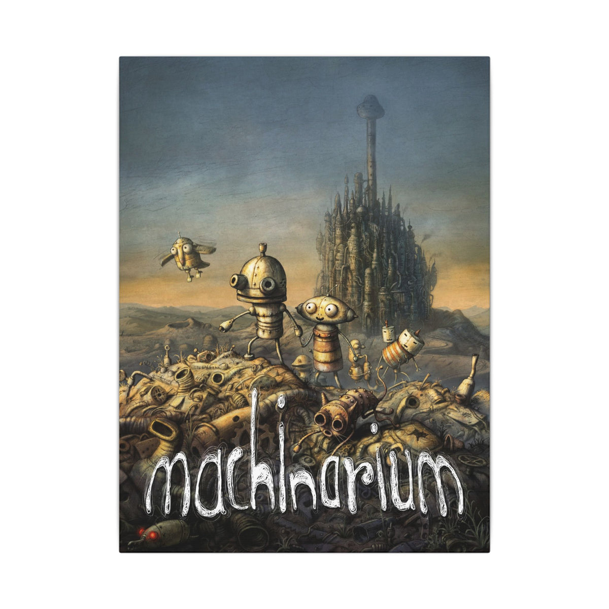 Machinarium (met logo) - Canvas Printify
