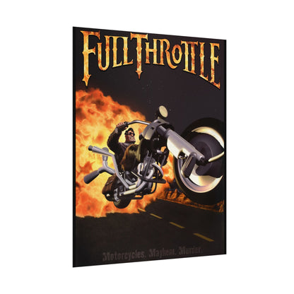 Full Throttle Rolled Posters Printify