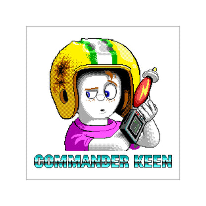Commander Keen - Sticker Printify