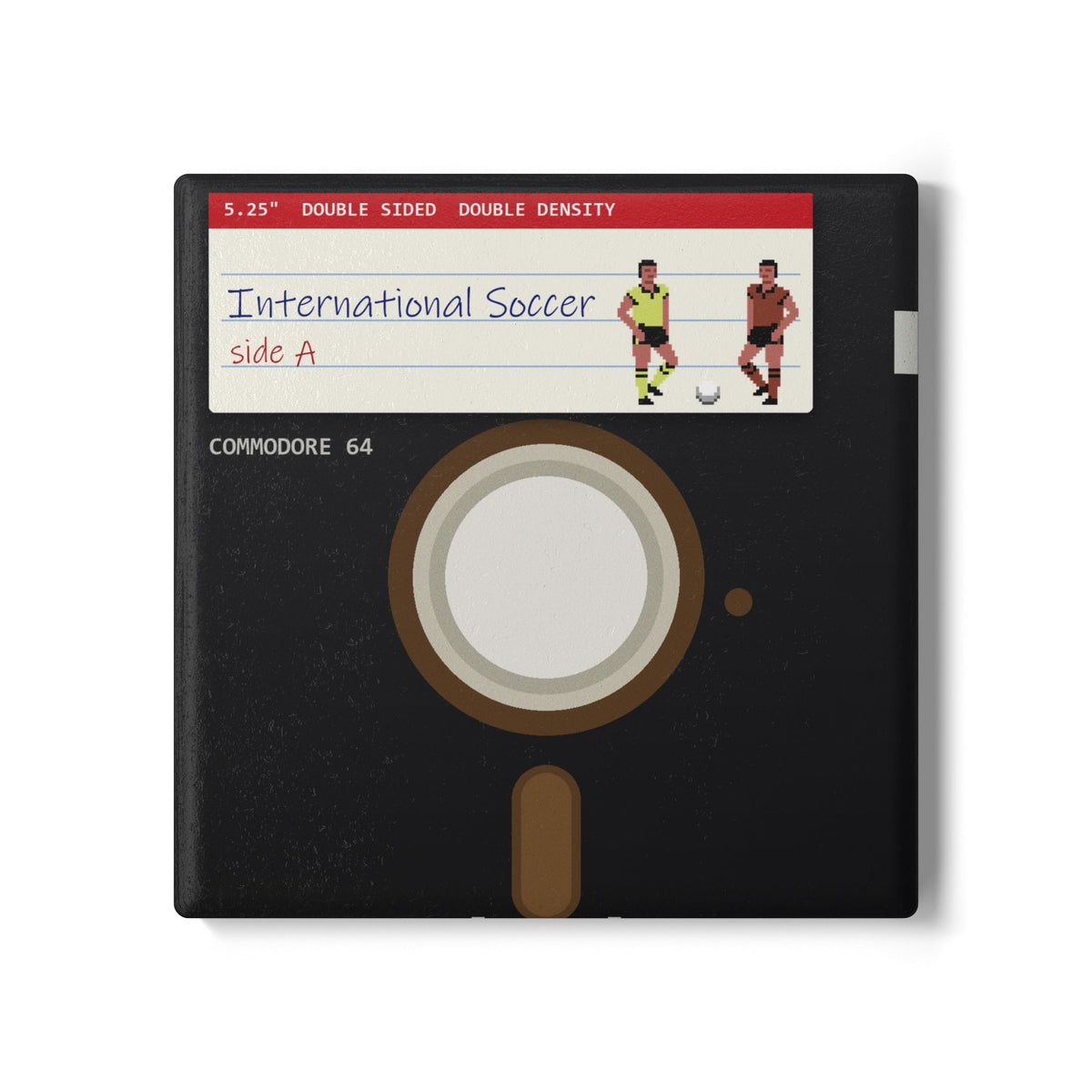 International Soccer - Floppy Onderzetter Printify