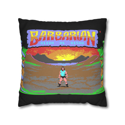 Barbarian Spun Polyester Square Pillowcase 