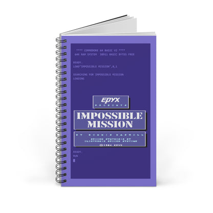 Impossible Mission Title - Notitieboek Printify