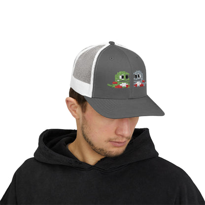 Bubble Bobble - Snapback Truckerpet Printify
