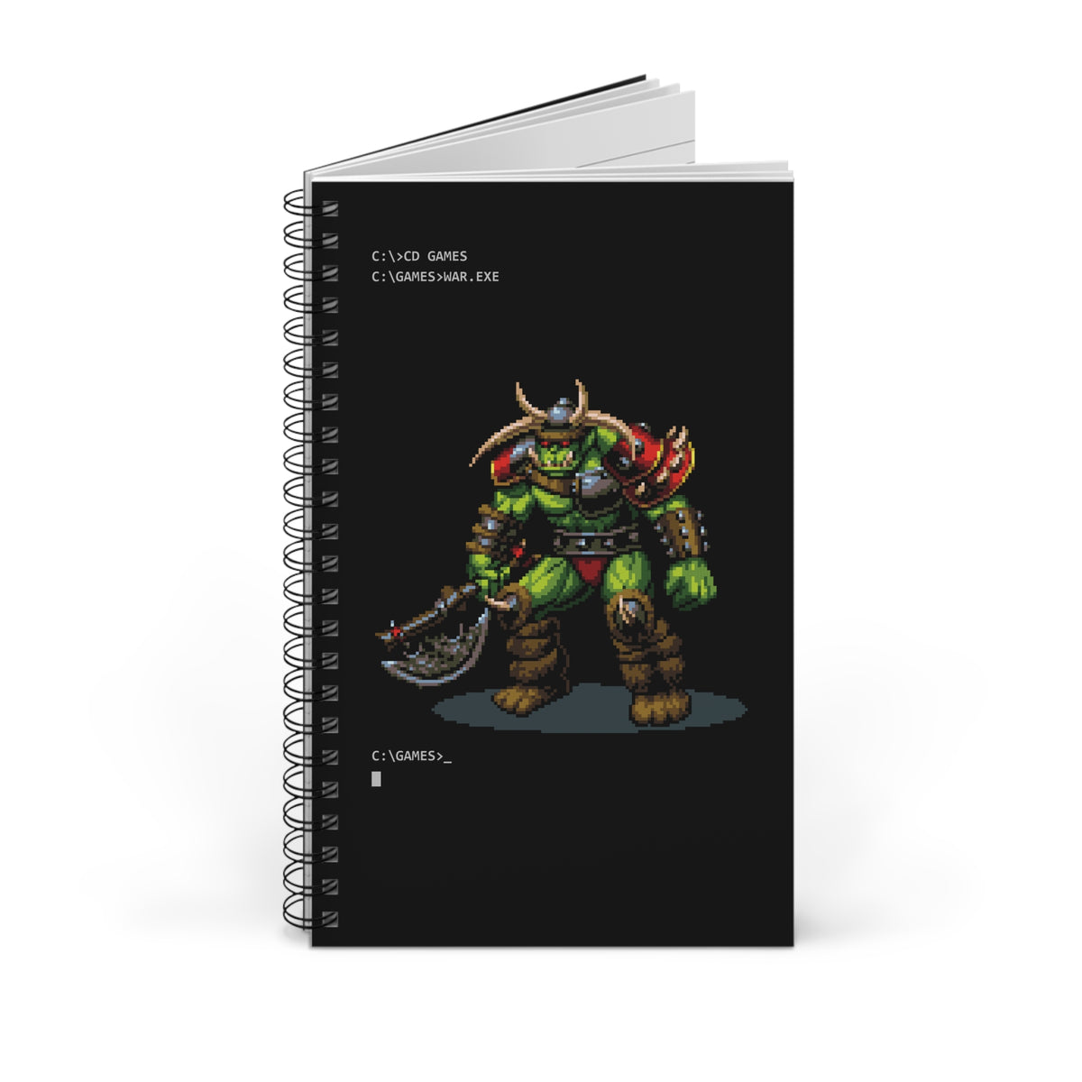 Warcraft Orc - Notitieboek Printify
