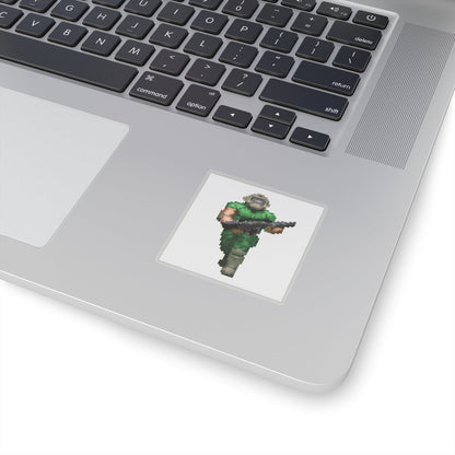 Doom Kiss-Cut Stickers Printify