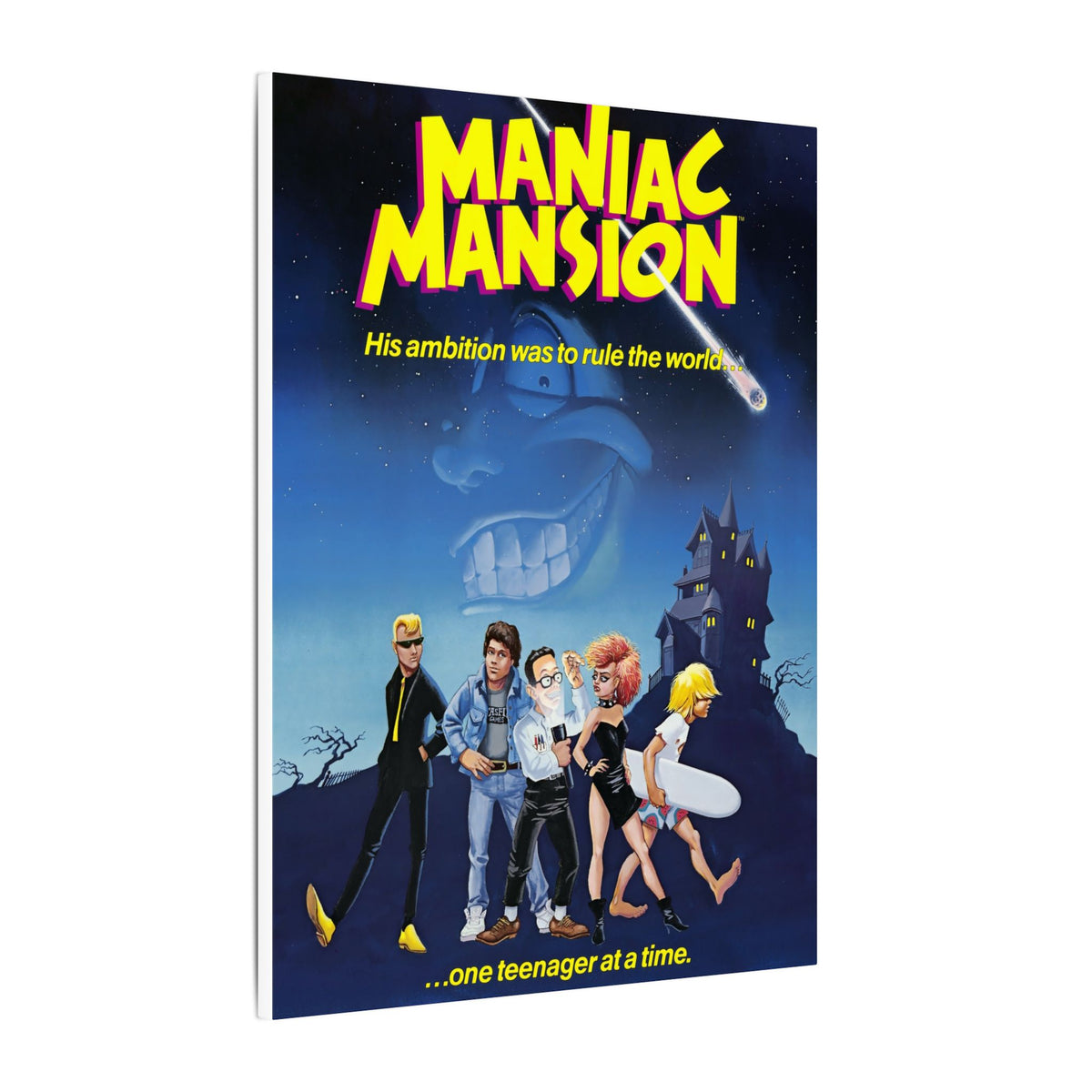 Maniac Mansion (originele tagline) - Canvas Printify