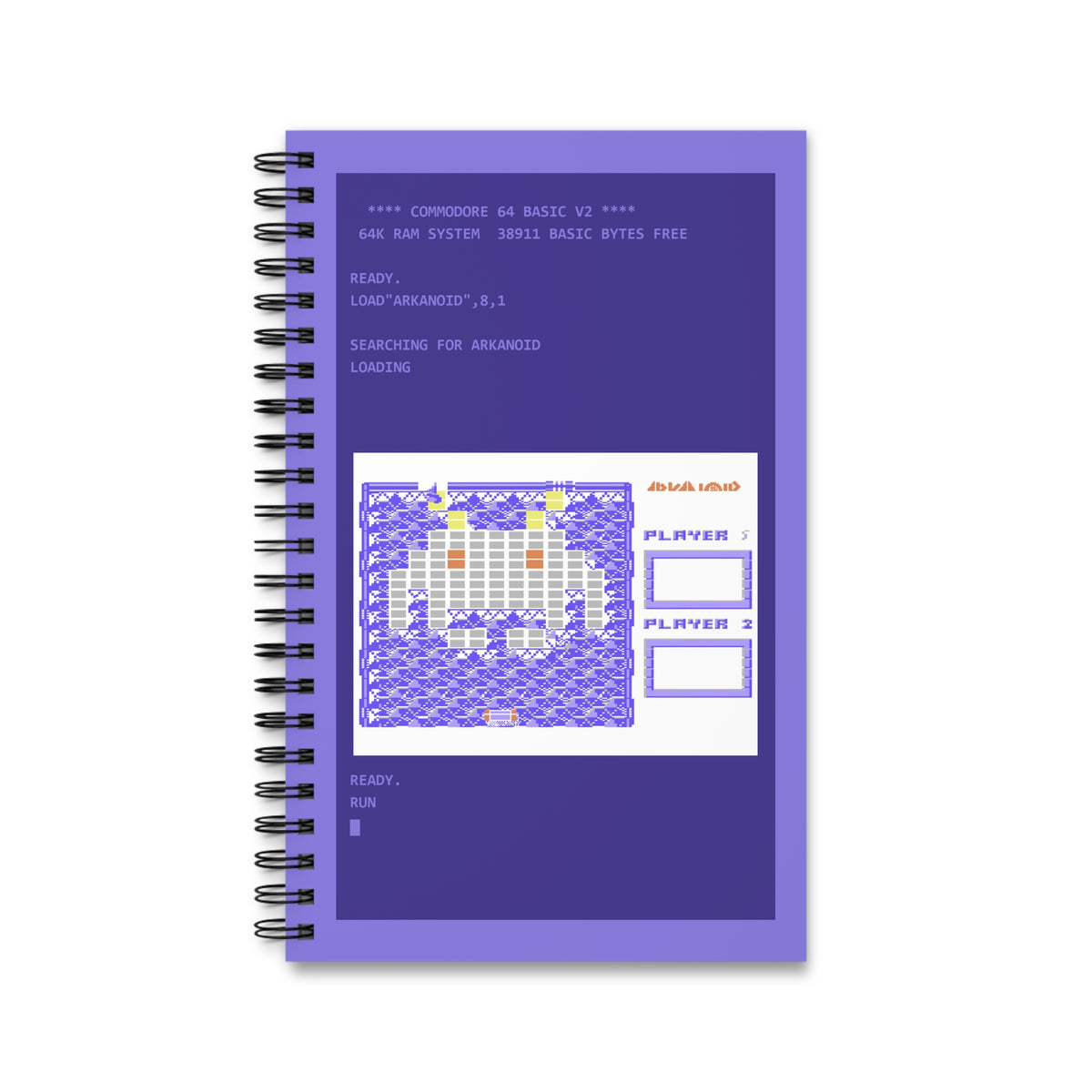 Arkanoid Level Map - Notitieboek Printify