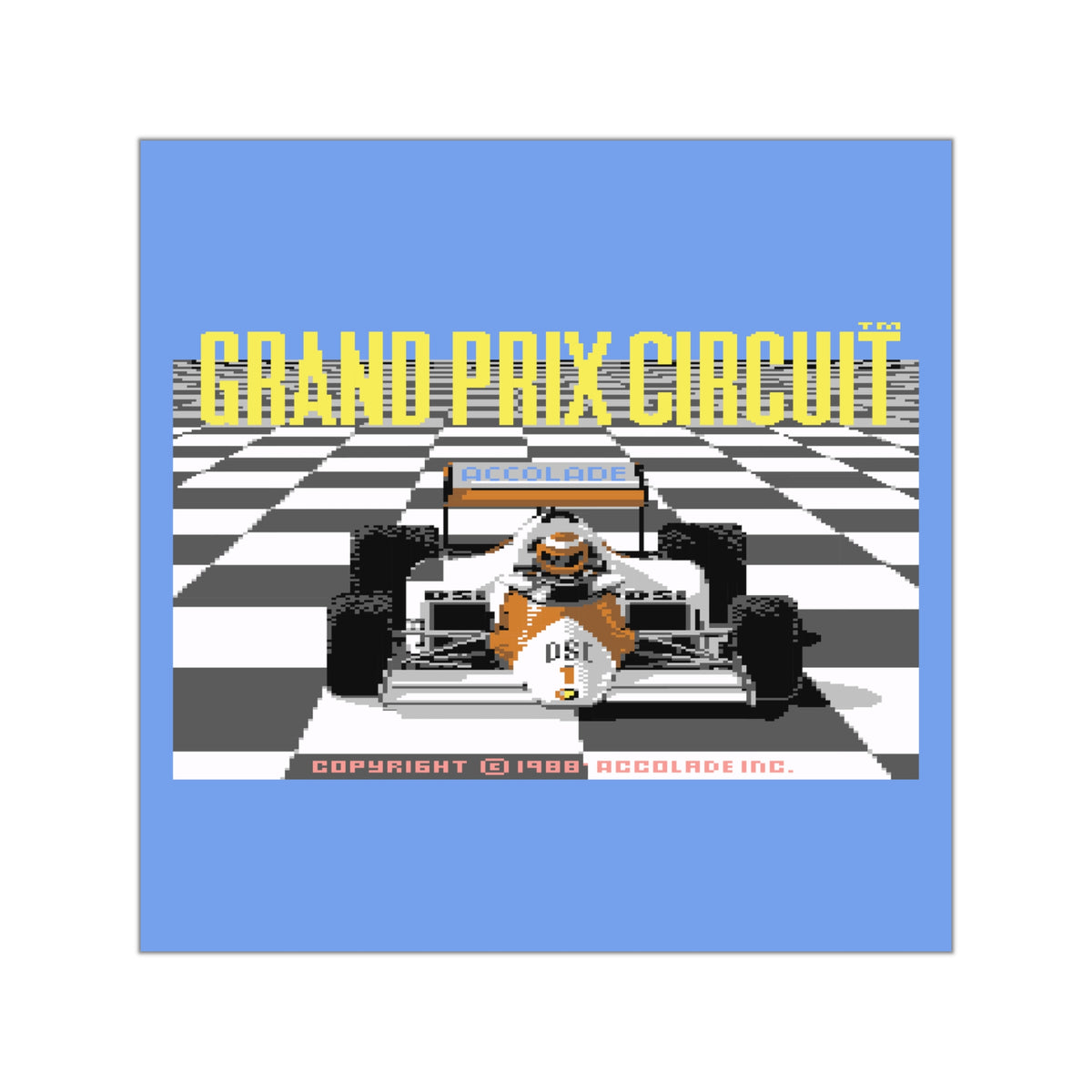 Grand Prix Circuit - Sticker Printify
