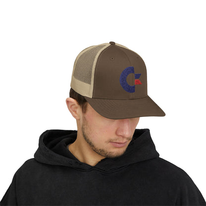 Commodore Logo - Snapback Truckerpet Printify