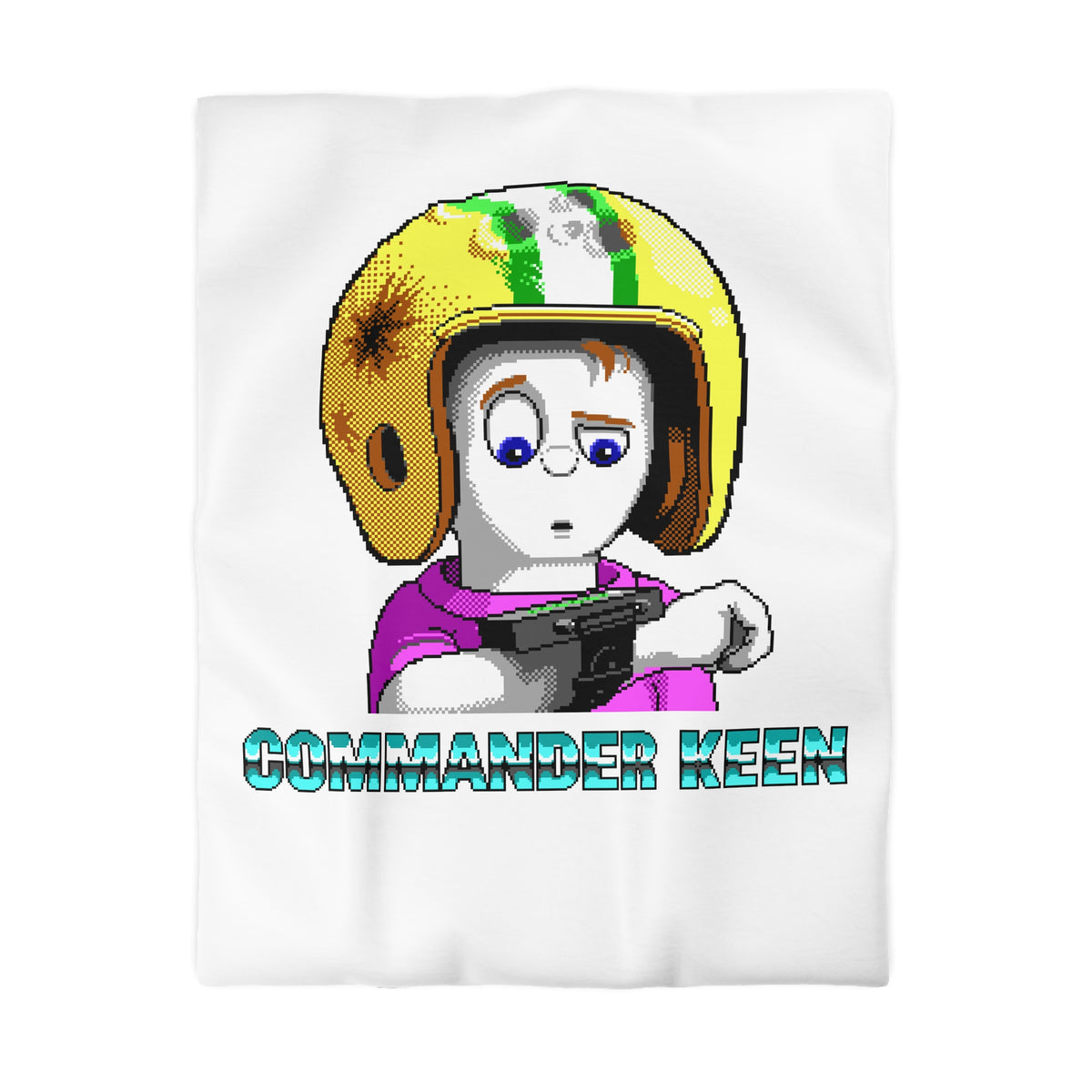 Commander Keen (Neural Stunner) - Dekbedovertrek Printify