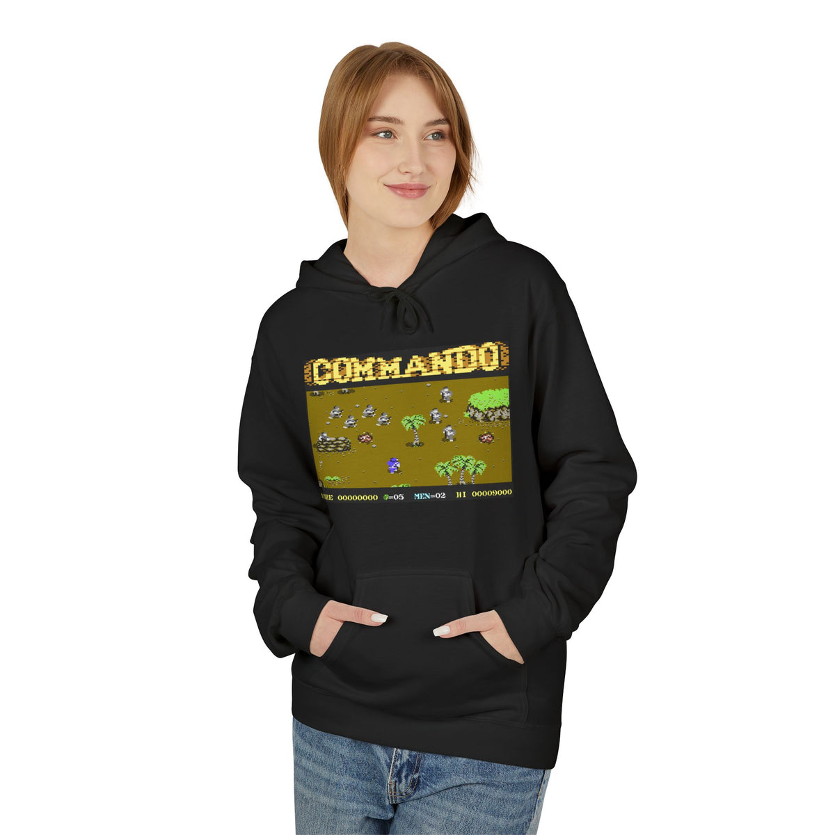 Commando - Hoodie Printify