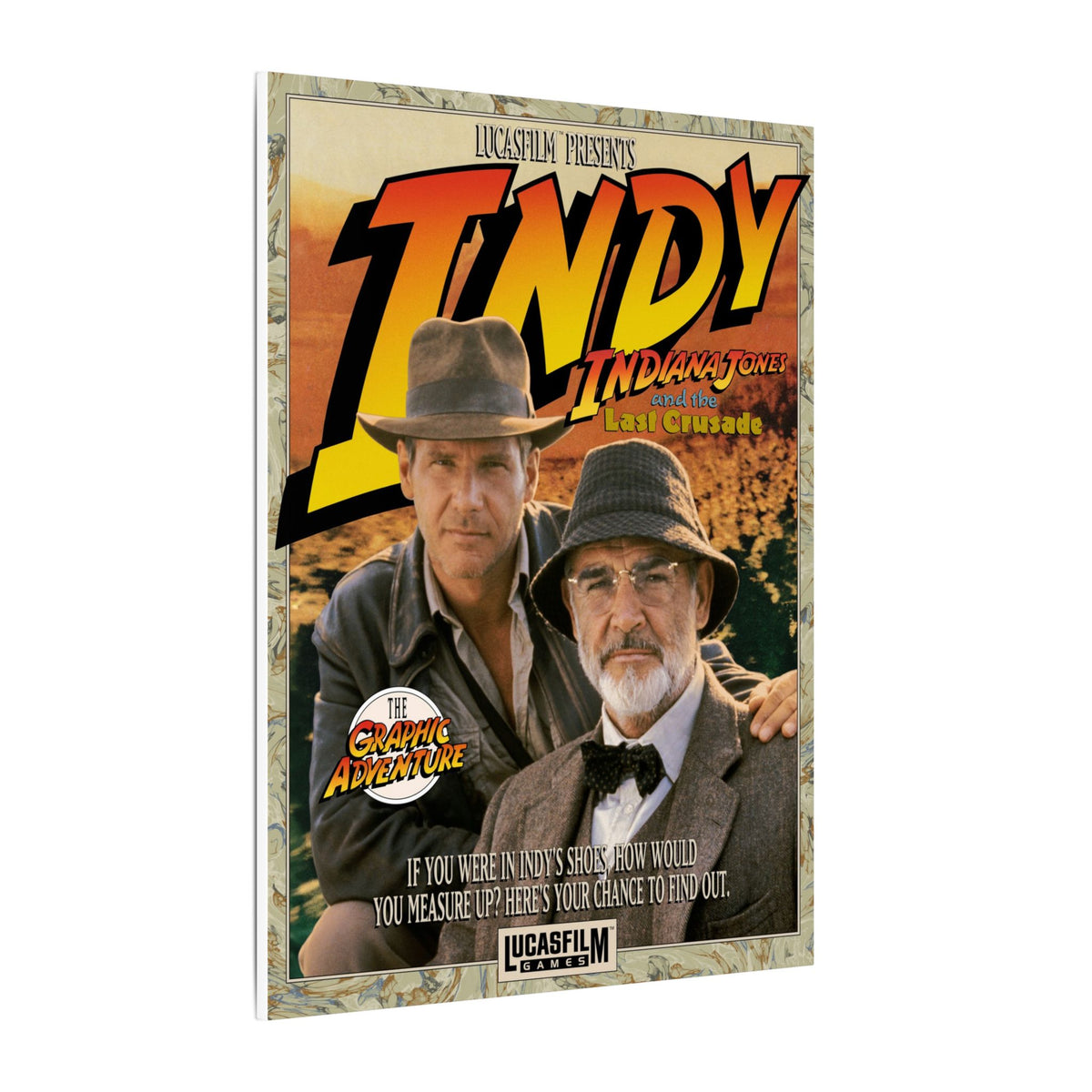 Indiana Jones and the Last Crusade: The Graphic Adventure - Canvas Printify