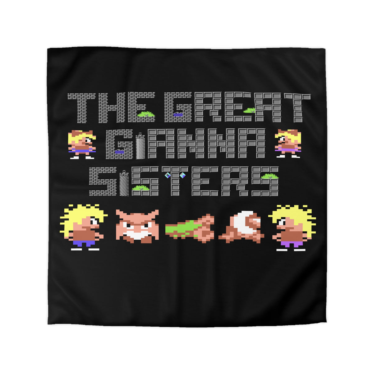 The Great Giana Sisters - Dekbedovertrek Printify