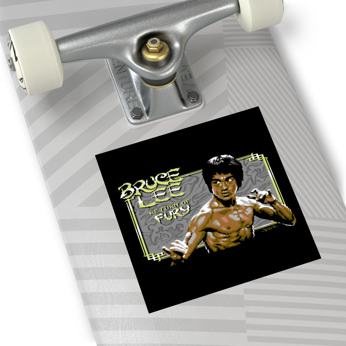 Bruce Lee: Return of Fury - Sticker Printify