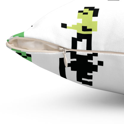 Bruce Lee Spun Polyester Square Pillow 