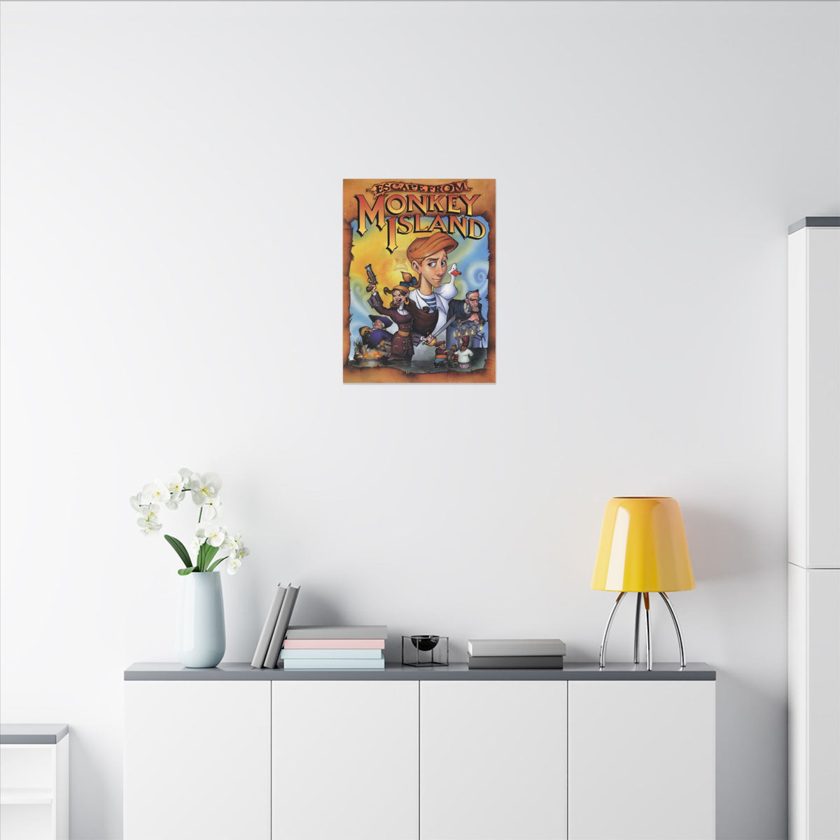 Escape from Monkey Island - Canvas Printify