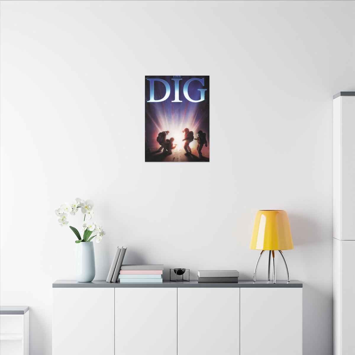 The Dig (astronauten) - Canvas Printify