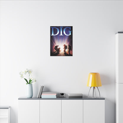 The Dig (astronauten) - Canvas Printify