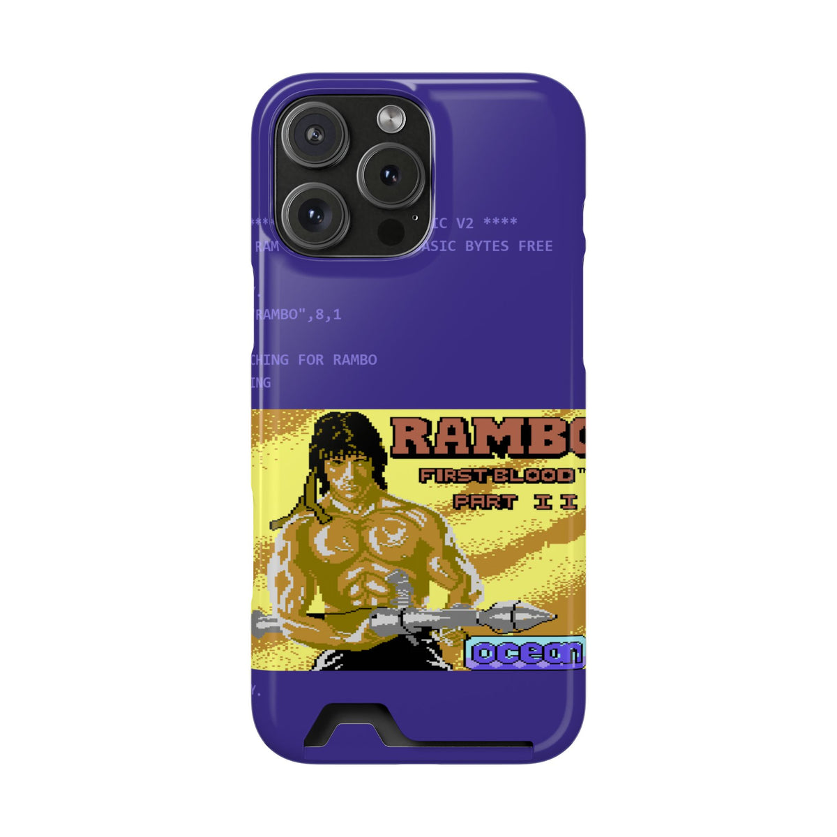 Rambo: First Blood Part II - Telefoonhoesje Printify