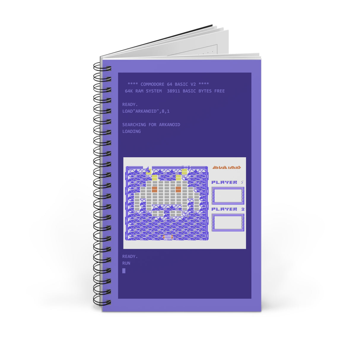 Arkanoid Level Map - Notitieboek Printify