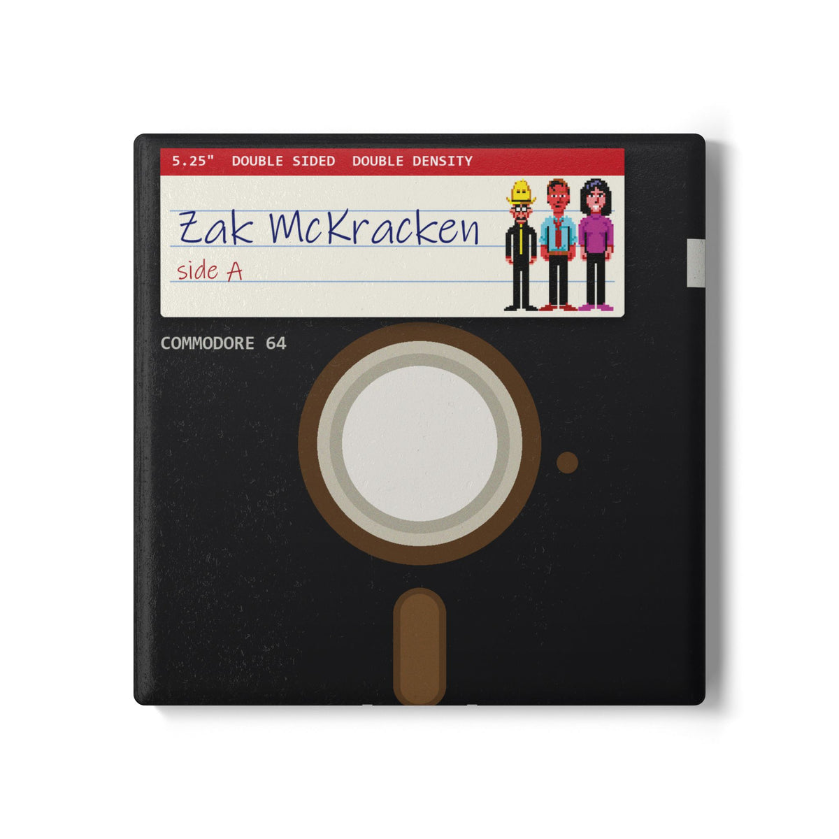 Zak McKracken - Floppy Onderzetter Printify