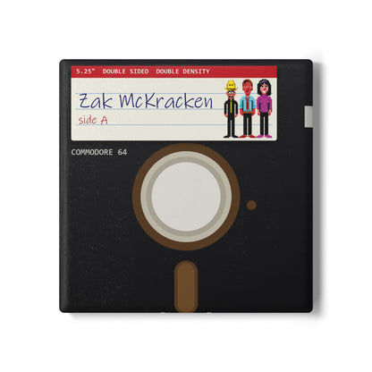 Zak McKracken - Floppy Onderzetter Printify