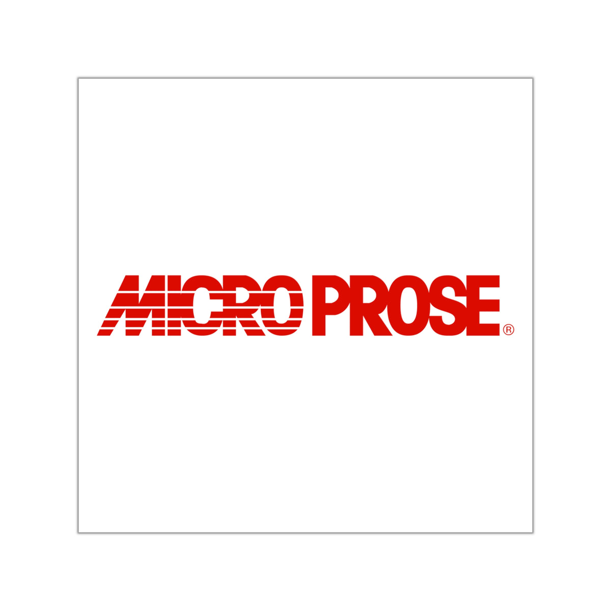 MicroProse - Sticker Printify