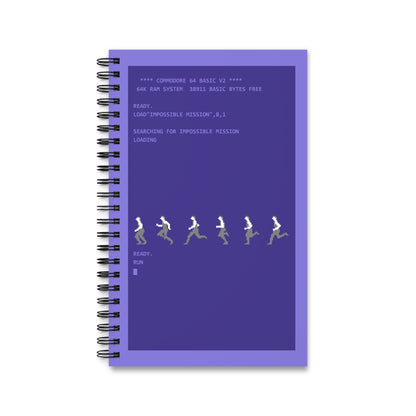 Impossible Mission Runner - Notitieboek Printify