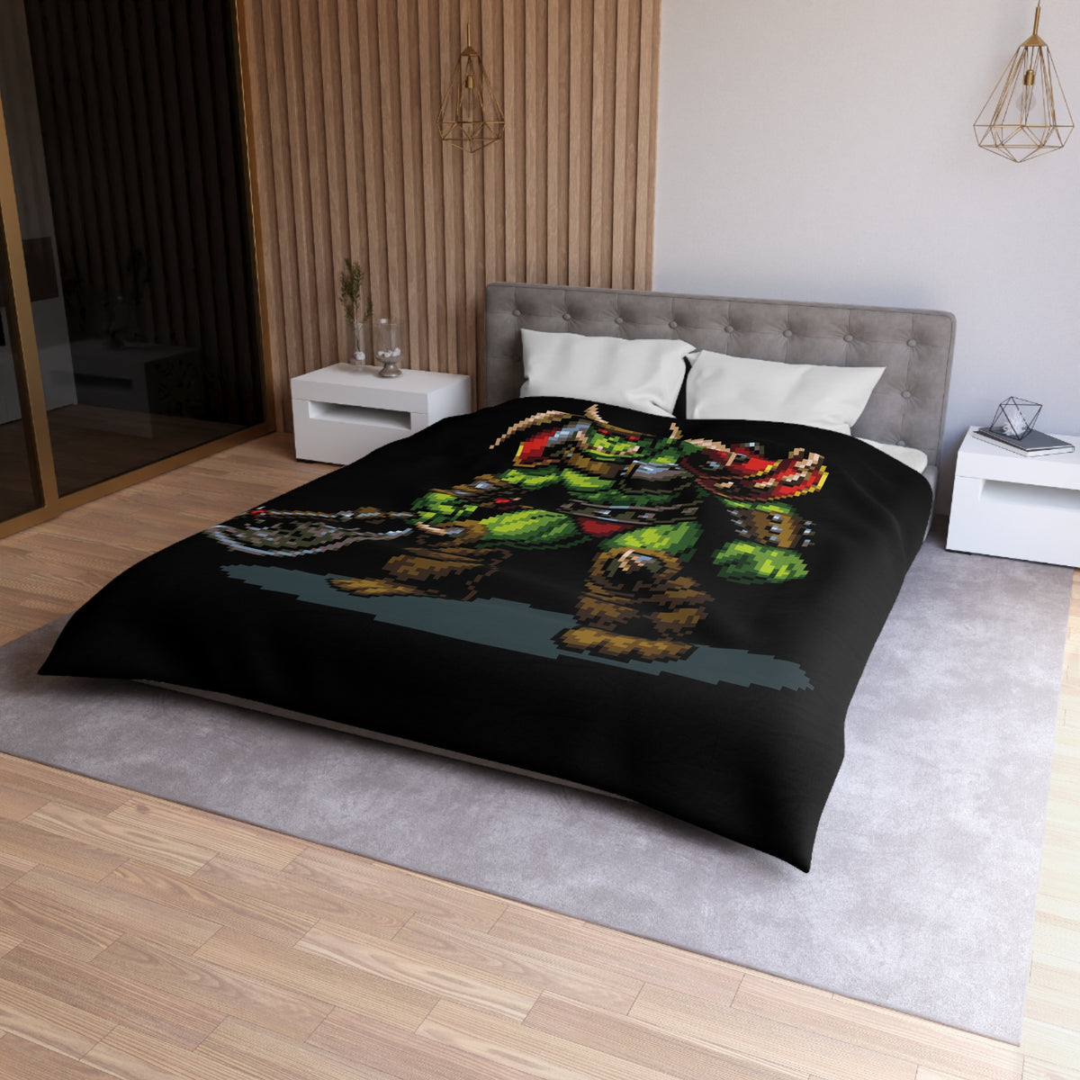 Warcraft Orc - Dekbedovertrek Printify