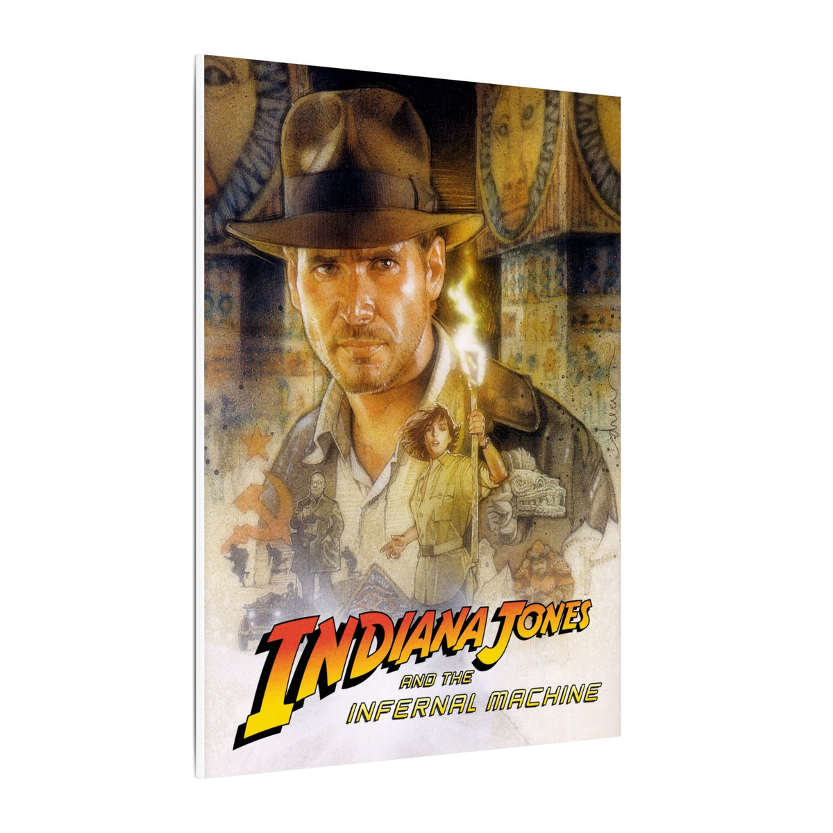 Indiana Jones and the Infernal Machine (logo onder) - Canvas Printify