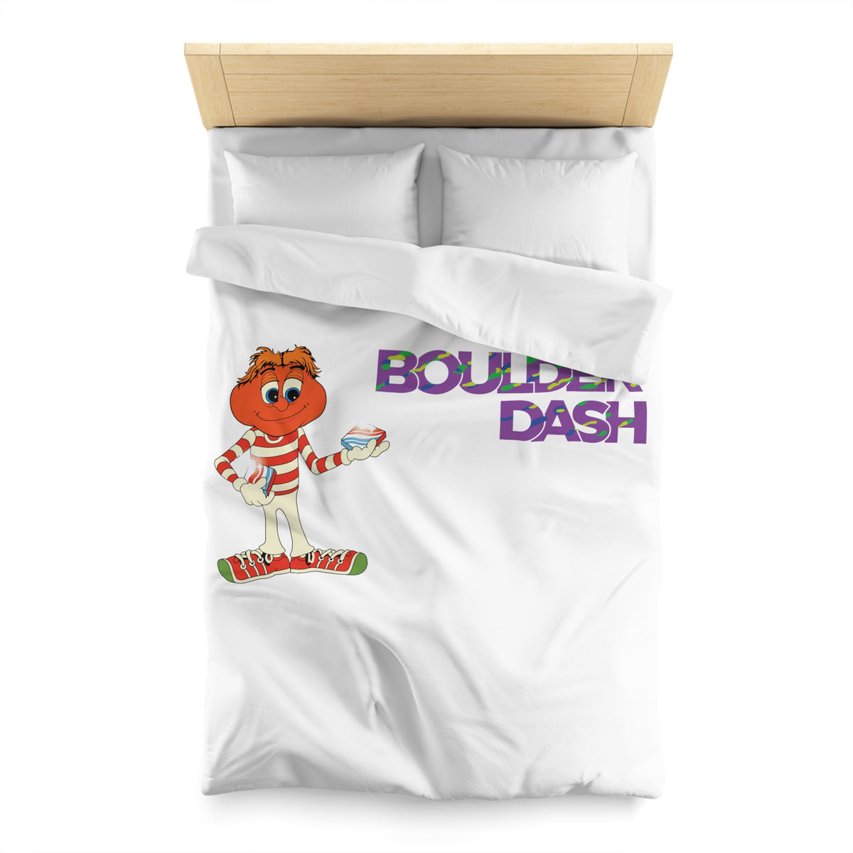 Boulder Dash - Dekbedovertrek Printify