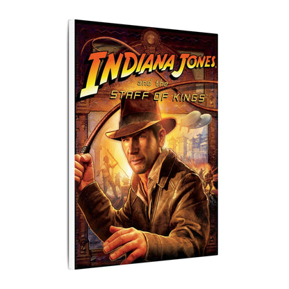 Indiana Jones and the Staff of Kings (met zweep) - Canvas Printify