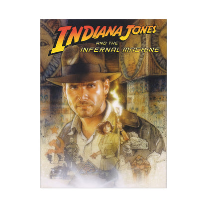 Indiana Jones and the Infernal Machine (logo boven) - Canvas Printify