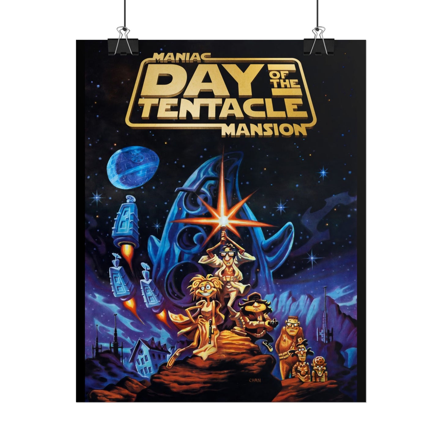 Day of the Tentacle Poster Star Wars