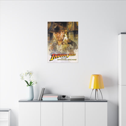 Indiana Jones and the Infernal Machine (logo onder) - Canvas Printify