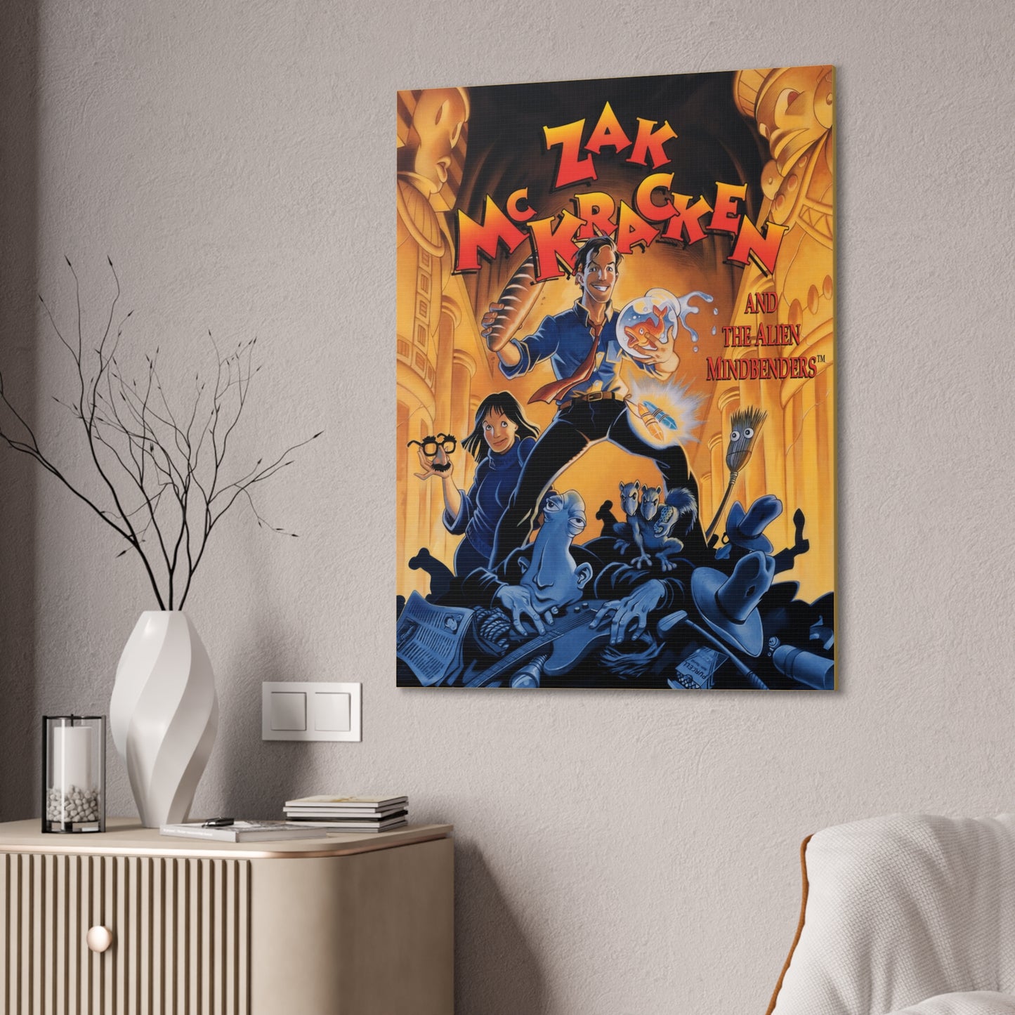 Zak McKracken Poster Canvas