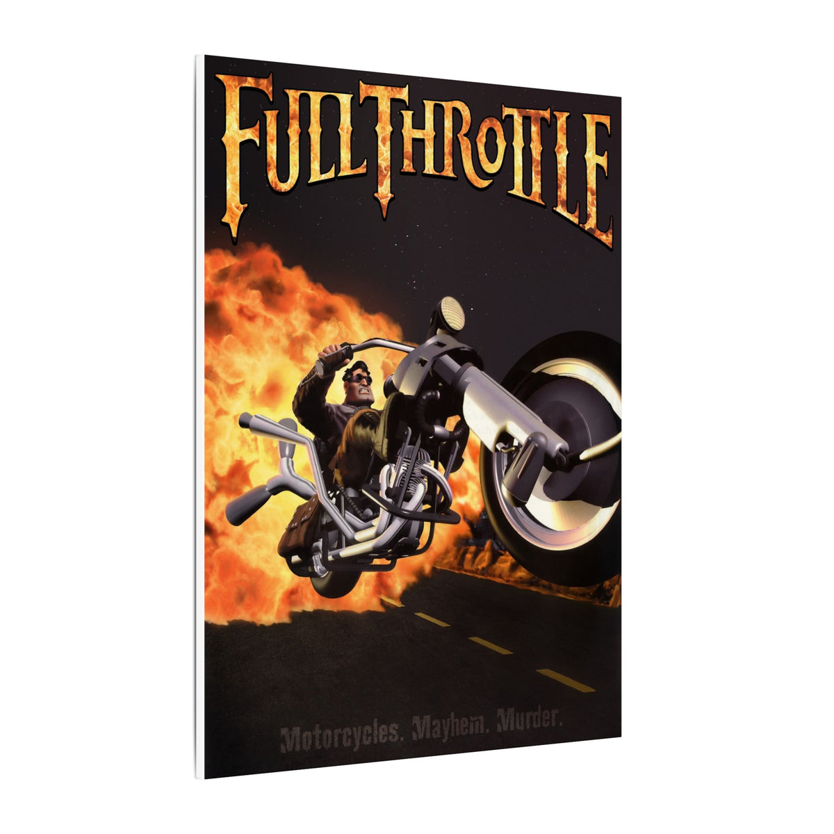 Full Throttle (met tagline) - Canvas Printify
