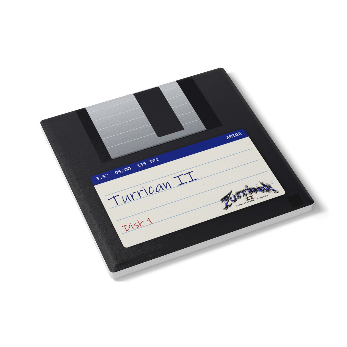 Turrican II - Floppy Onderzetter Printify