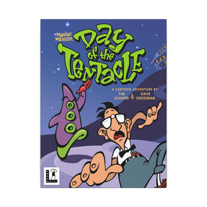 Day of the Tentacle - Remastered Cover Art - Canvas Printify