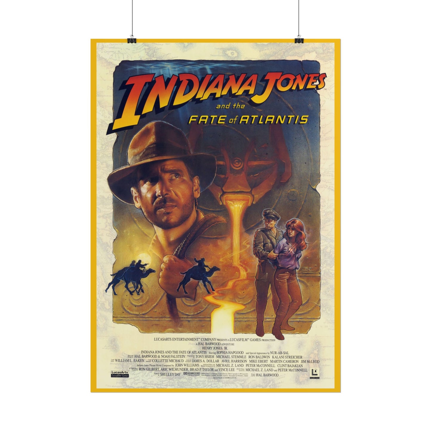 Indiana Jones Faith of Atlantis Rolled Poster
