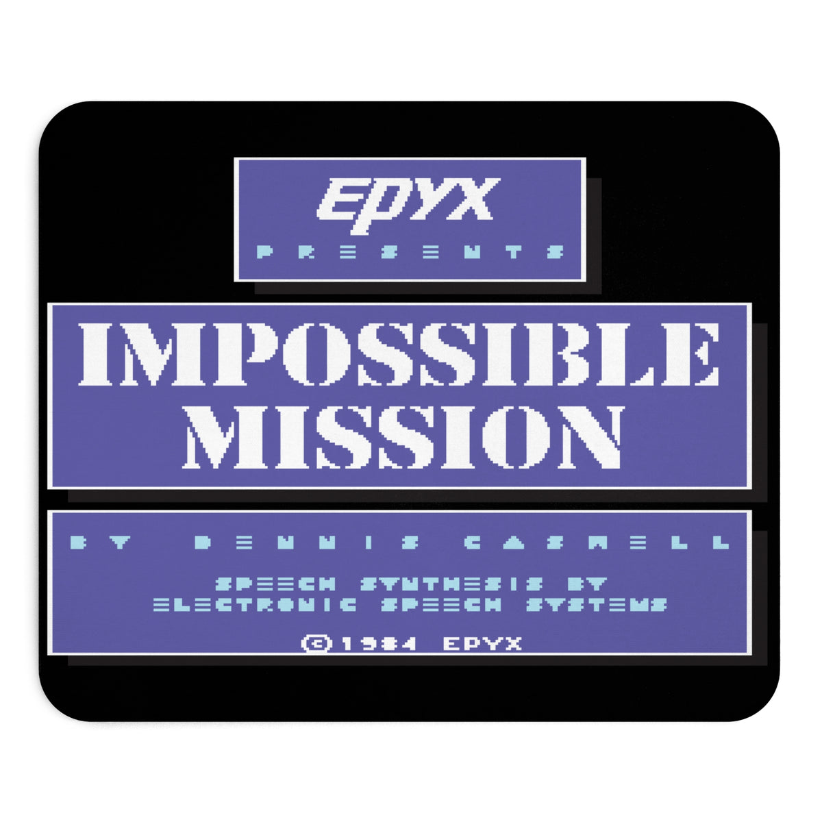 Impossible Mission Title - Muismat Printify