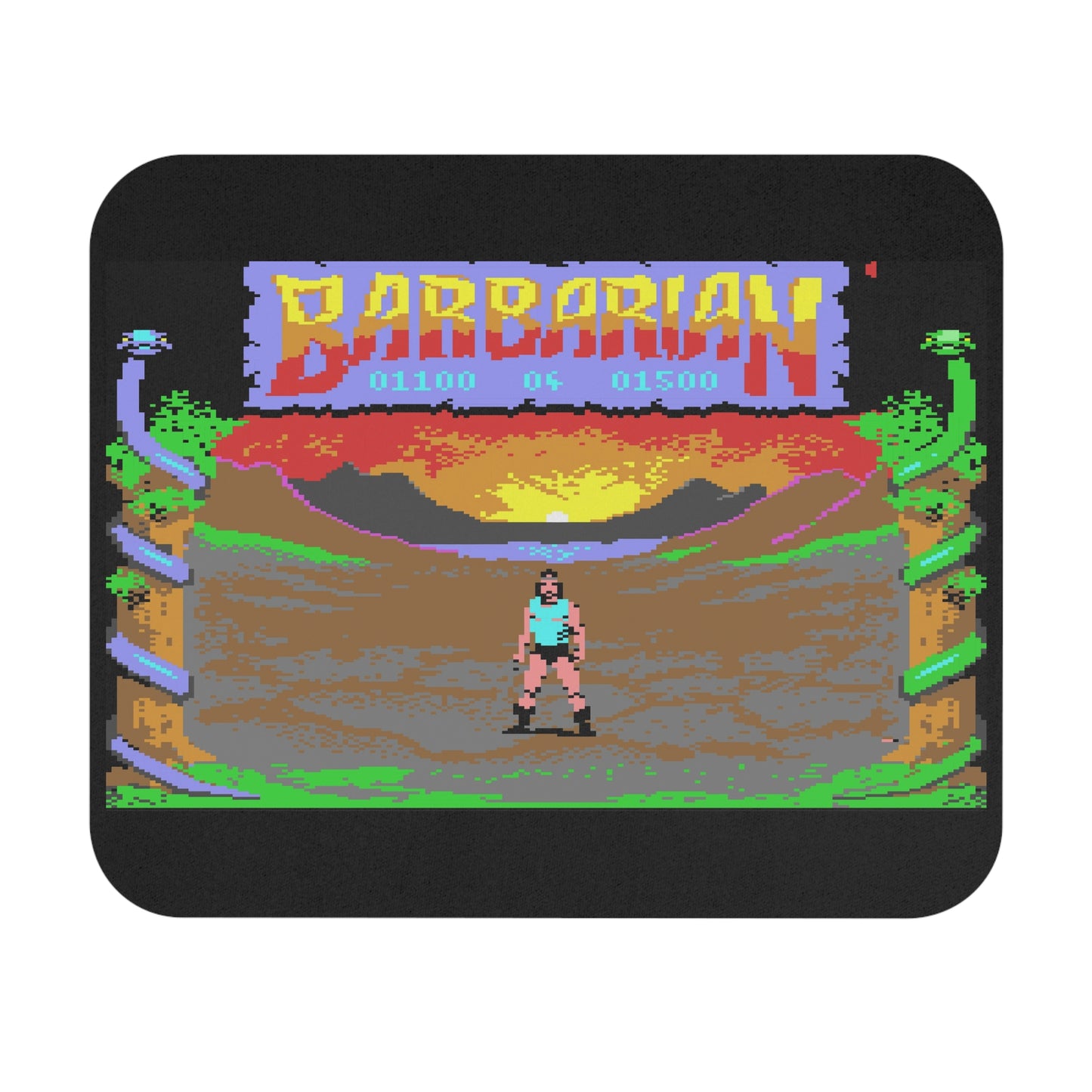 Barbarian Desk Mouse Pad 