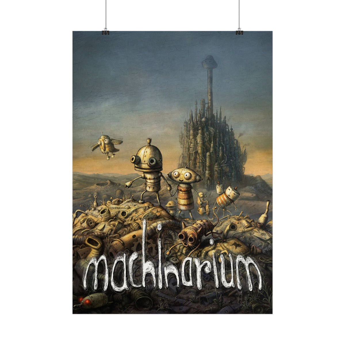 Machinarium (met logo) - Poster Printify
