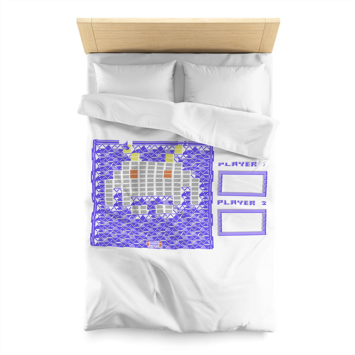 Arkanoid Level Map - Dekbedovertrek Printify