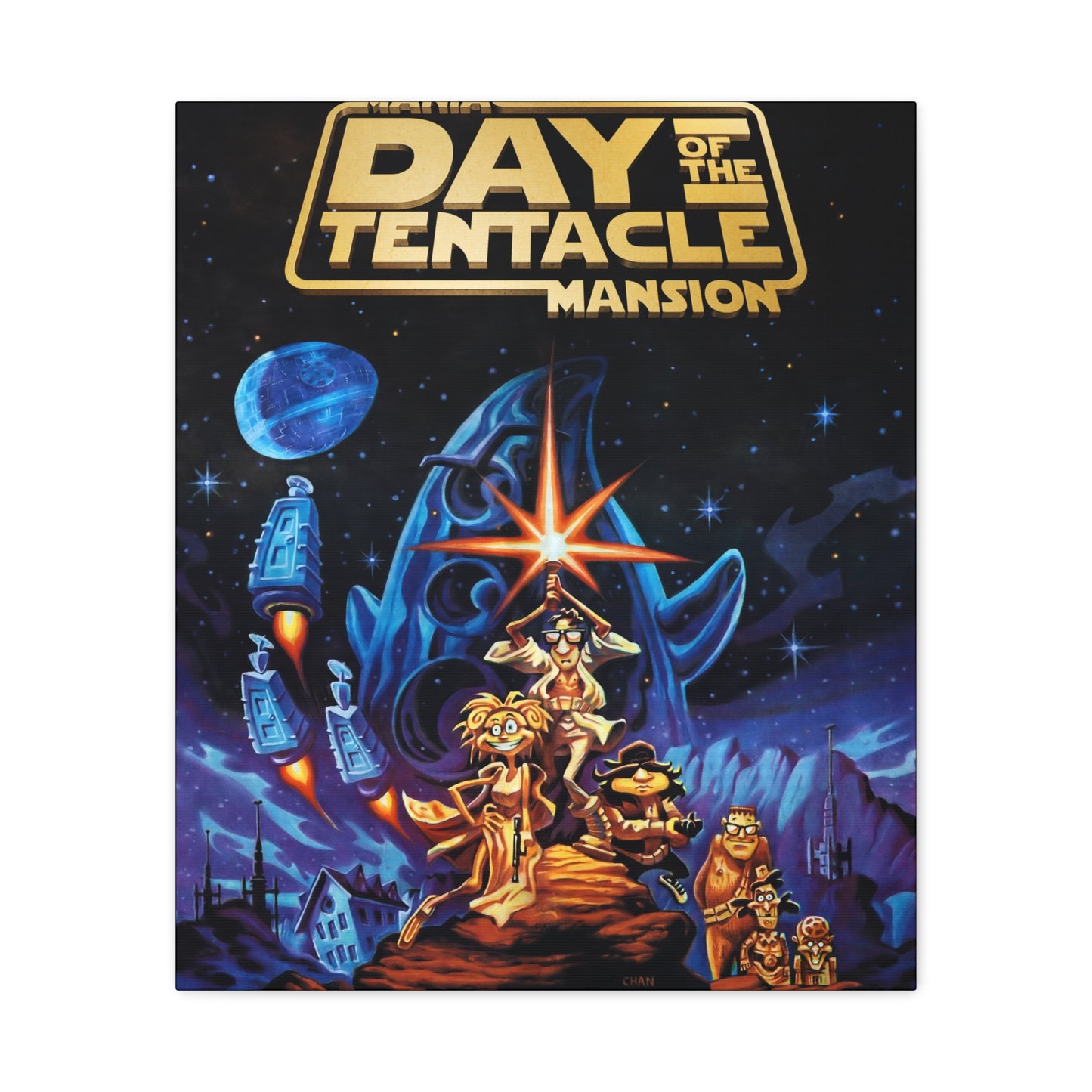 Day of the Tentacle Canvas Star Wars