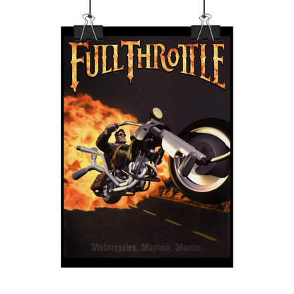Full Throttle Rolled Posters Printify