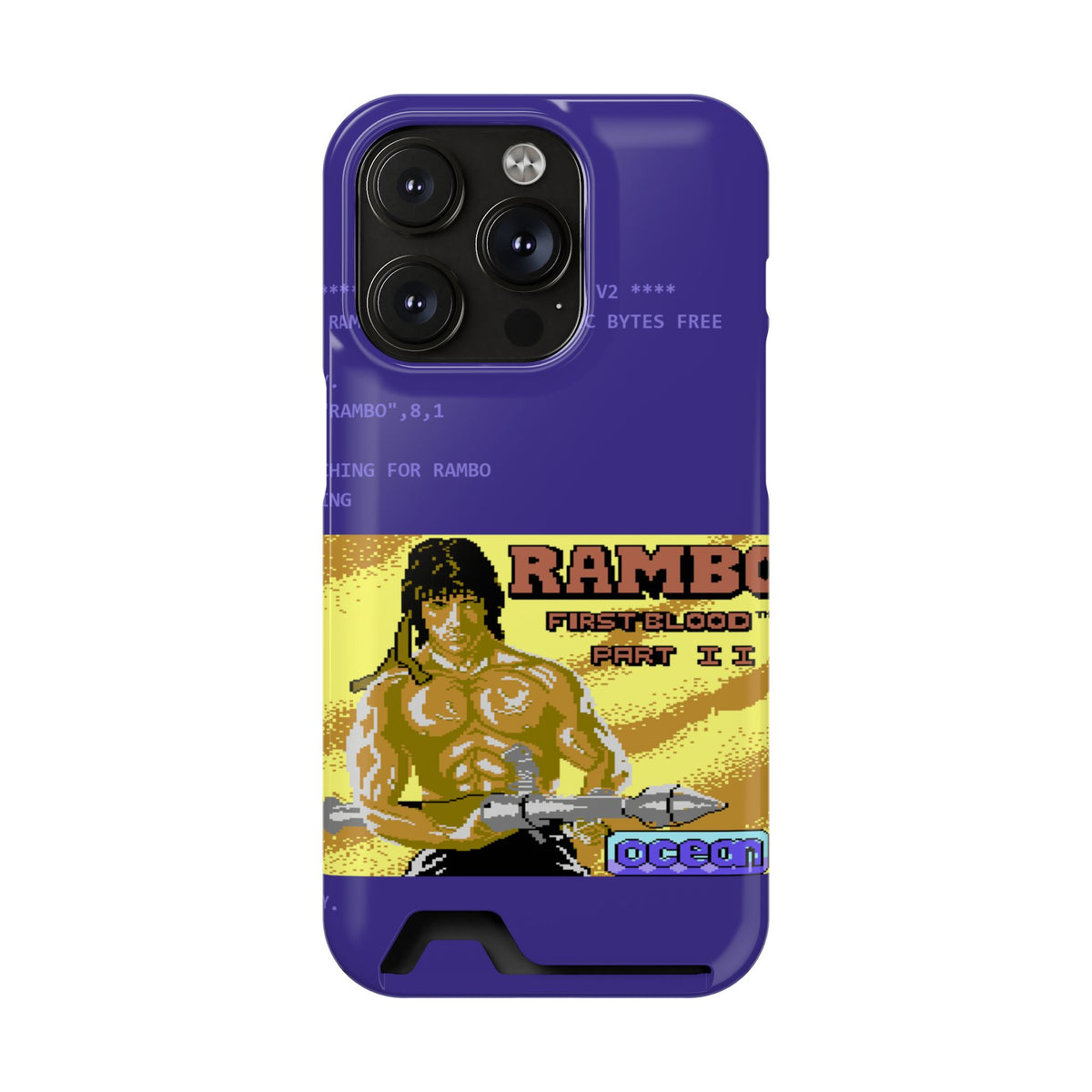 Rambo: First Blood Part II - Telefoonhoesje Printify