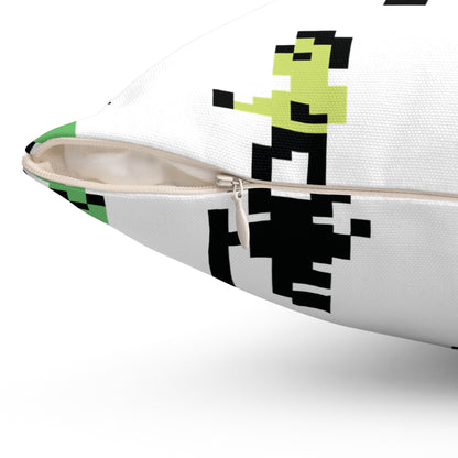 Bruce Lee Spun Polyester Square Pillow 