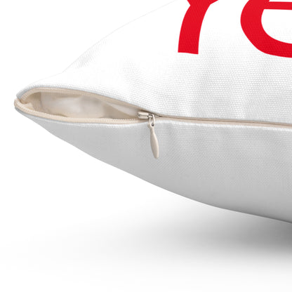 Novell Spun Polyester Square Pillow 